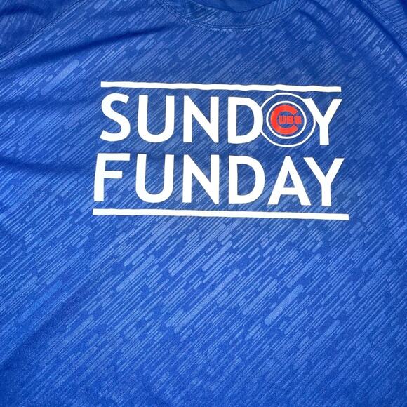 Sunday Funday Chicago Cubs short sleeve shirt size XL - Picture 2 of 3